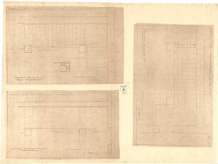 Bestelmeyer, German; Bonn (Nordrhein-Westfalen), Mühlheimerplatz; Verwaltungsgebäude - Mappe 2: Westtreppenhaus (Grundriss Keller, EG, 1. und 2. OG, Mansardengeschoss)