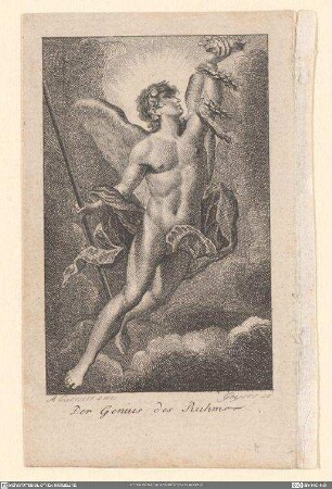 [Historischer Calender für Damen für das Jahr 1790] Der Genius des Ruhmes