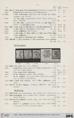 Schweden (Nr. 1507-1513)