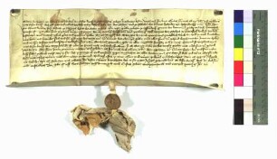 Anna Hagg, Klosterfrau zu Oberndorf, erkauft an den ersamen Geistlichen Herrn Konrad Schenk von Schenkenberg, ihren Oheim, Konventbruder zu Alpirsbach, ihr Gut zu Epfendorf genannt das Kamrerin Gütlein was des Dunningers gewesen ist, um 40 Pfund Heller.