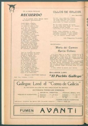 Necrología : María del Carmen García Collazo