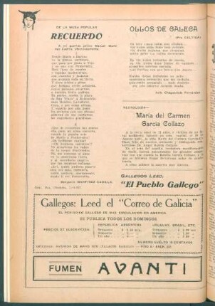 Necrología : María del Carmen García Collazo
