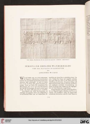 Ferdinand Hodlers Wandgemälde für das Rathaus in Hannover