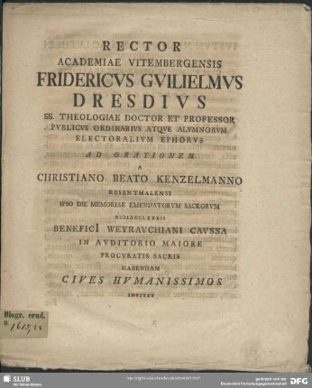 8: Ivstvm Melanthonis Ac Lvtheri Pretivm Cvm Primis In Opere Emendationis Sacrorvm