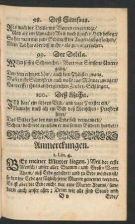 Anmerckungen.