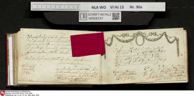 Stammbuch des Ernst Philipp Ludwig Zellmann (1763-1795) aus
                           Braunschweig