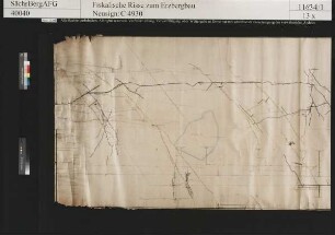 Vereinigt Feld bei Brand, Anlage der Moritz Stollnsohle im Reicher Bergsegen Kunst- und Treibeschacht