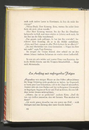 Ein Ausflug mit aufregenden Folgen