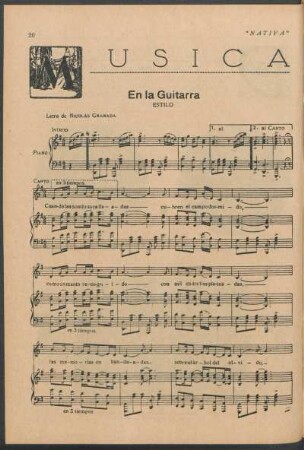 Música regional - En la Guitarra - Estilo