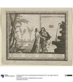 Die vier Lebensphasen des Menschen, Bl. 2: die Jugend