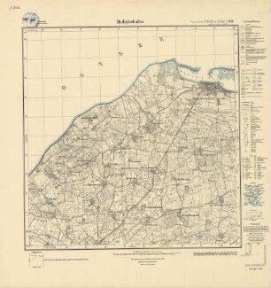 1631 (alte Nr.: 366) Heiligenhafen, Meßtischblatt (4cm - Karte)