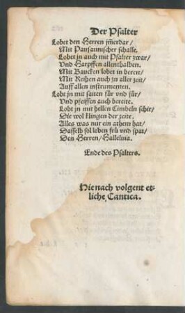 Hie nach volgent etliche Cantica.