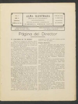 volumen 1, número 3 (15 junio 1923)