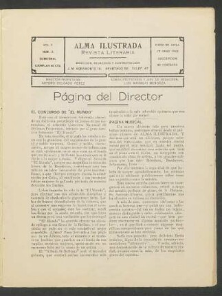 volumen 1, número 3 (15 junio 1923)