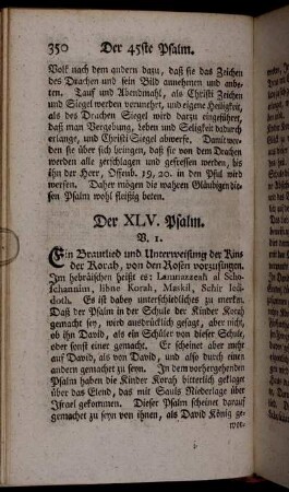 Der XLV. Psalm.