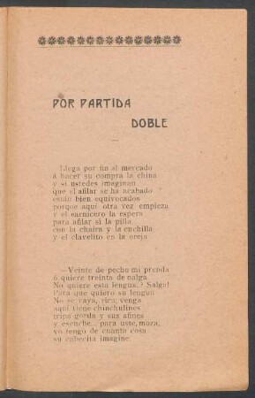 Por partida doble