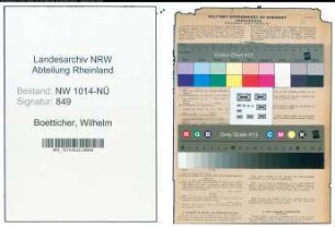 Entnazifizierung Wilhelm Boetticher , geb. 01.01.1898 (Betriebsleiter)