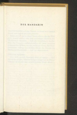 Der Mandarin