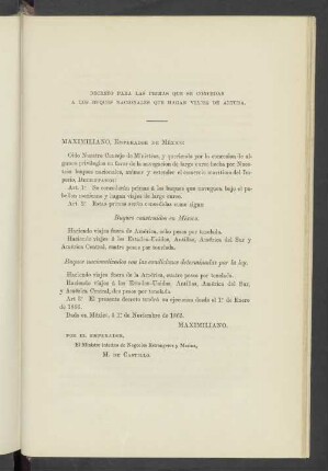 Decreto Para Las Primas Que Se Concedan A Los Buques Nacionales Que Hagan Viajes De Altura