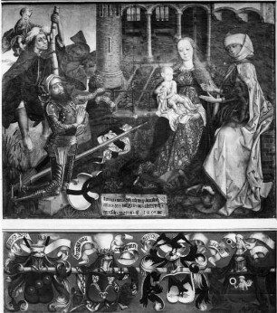 Landkomtur Konrad von Schuchwitz, die Madonna anbetend