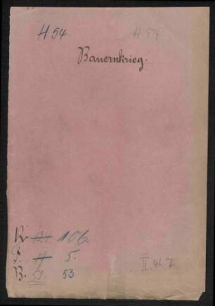 Verhöre der Bürger der zum Stift Ellwangen gehörigen Ortschaften über ihren Anteil an den Empörungen und der Suche nach dem Aufwiegler
