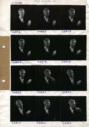 Portraitserie Kurt Rasch