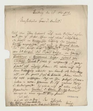 Brief von Ernst Hermann Joseph Münch an Joseph Heller