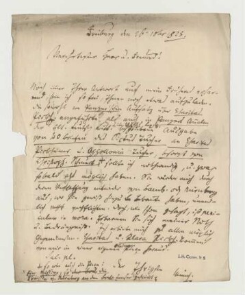 Brief von Ernst Hermann Joseph Münch an Joseph Heller