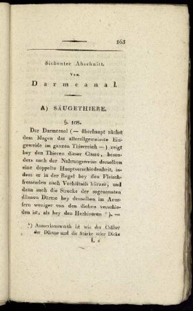 Siebenter Abschnitt. Vom Darmcanal