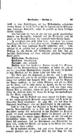 Verkehr mit der äußeren Natur durch die Sinne