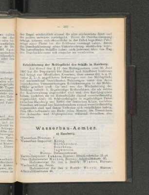 Wasserbau-Aemter.