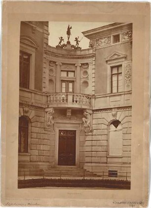 Neureuther, Gottfried von; München; Königlich - Bayerische Polytechnische Schule (TU) - Zwischenbau zum Nordflügel
