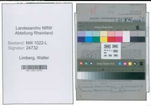Entnazifizierung Walter Limberg , geb. 20.12.1906 (Kaufmann)