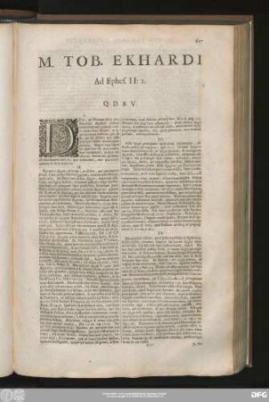 M. Tob. Ekhardi Ad Ephes. II:2.