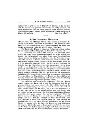 Das Herzogtum Meiningen