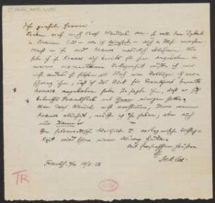 Brief an B. Schott's Söhne : 14.06.1928