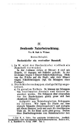 Denkende Naturbetrachtung