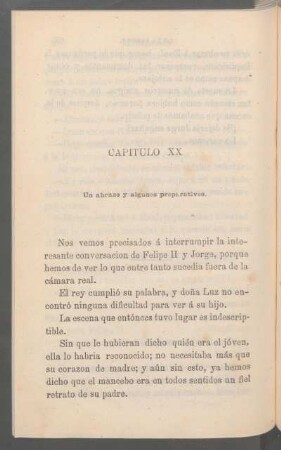 Capítulo XX - Un abrazo y algunos preparativos.