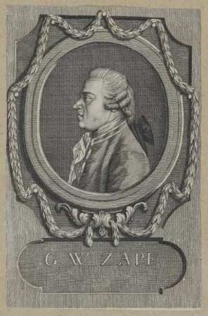 Bildnis des G. W. Zapf