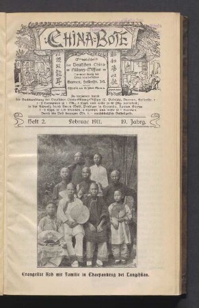 Heft 2. Februar 1911. 19. Jahrg