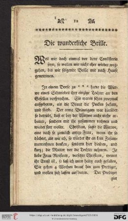 Die wunderliche Brille