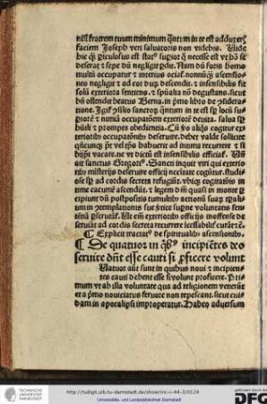 De quatuor in quibus incipientes deo servire debent esse cauti si proficere volunt.