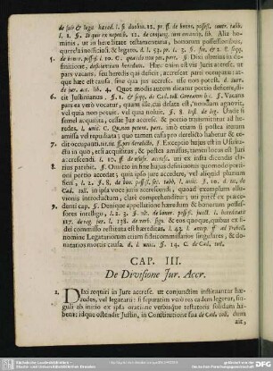 Cap. III. De Divisione Iur. Accr.
