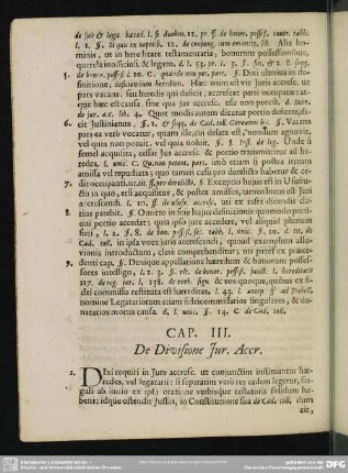 Cap. III. De Divisione Iur. Accr.