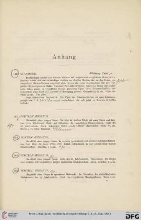 Anhang (Nr. 142-156)