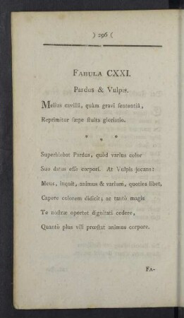 Fabula CXXI. - CXXV.