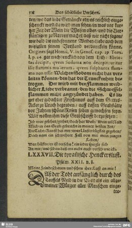 LXXXVII. Die tyran[n]ische Henckerslust