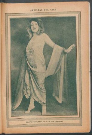 Artistas del cine: Gladys Brookwell, de la Fox Film Corporation - [Fotografía]