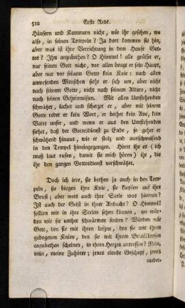 512-516, Doch ich irre, sie bethen ja auch in den Tempeln, ...
