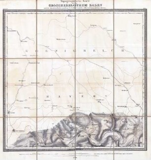 Topographische Karte über das Großherzogthum Baden. Sect.I.7., Bl. 1.a. Mondfeld